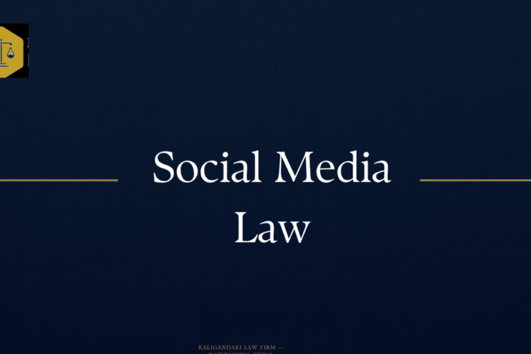 Social Media Regulation in Nepal — Kaligandaki Law Firm